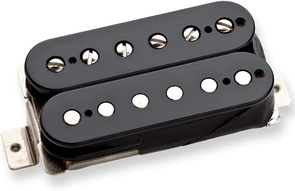 Premium Electric Guitar Humbucker Pickup Alnico II Pro Neck Position (Black, 6-String) 3lcpc