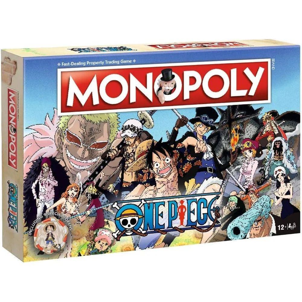 Anime Themed Property Trading Board Game (One Piece Edition, 8+ Years, 1 Set) bh42n