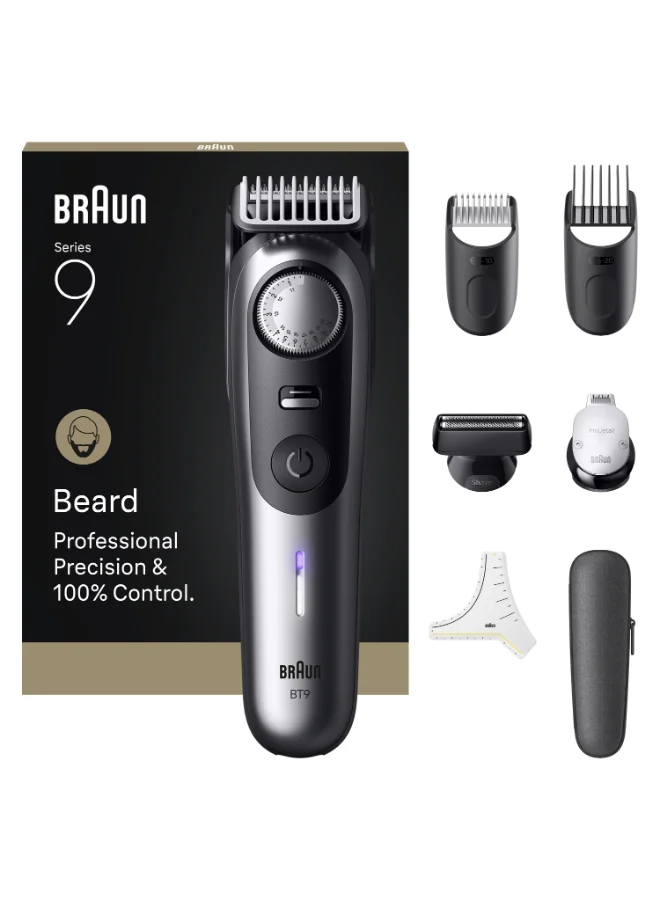 Professional Beard Trimmer with ProBlade Technology and 50 Precision Length Settings (Black, 1 Piece) ngl9h