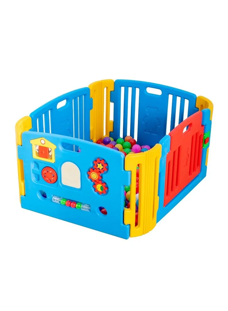 XIANGYU Baby Playpen Indoor Safety Fence Premium Plastic Activity Center for Toddlers (120 x 120 cm) isu8b