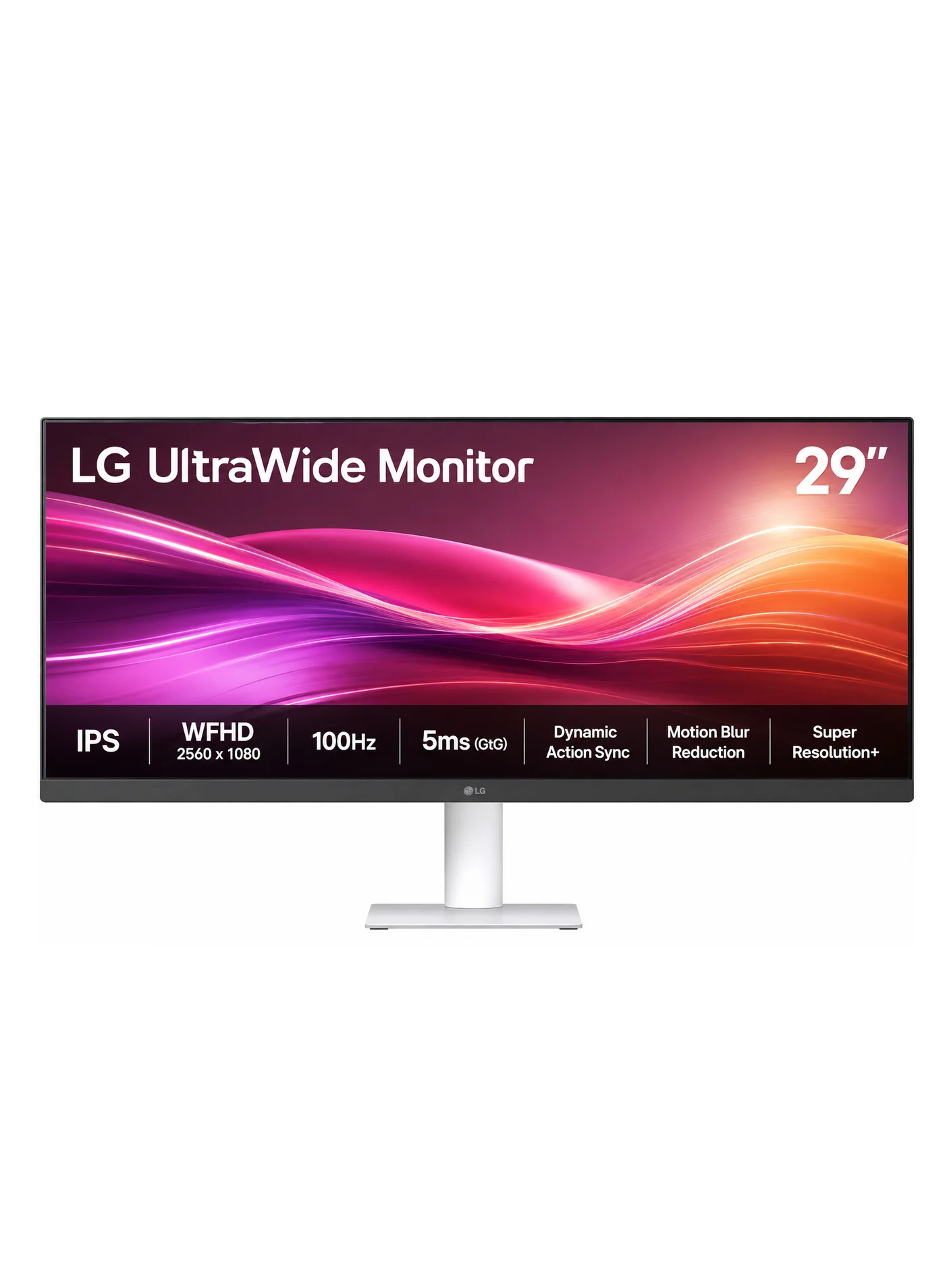Ultra-HD 29 Inch UltraWide Monitor IPS Display WFHD 100Hz Refresh Rate (White, 29 Inch) wrc3y