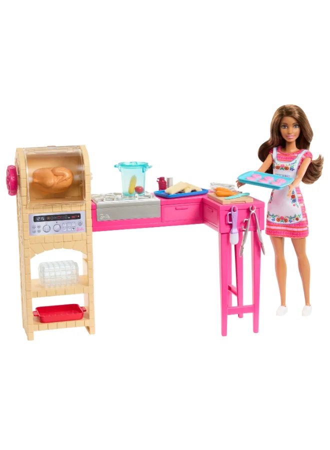Fashion Doll Kitchen Playset Premium Miniature Cooking Activity Set for Kids (1 Piece) lvuwp