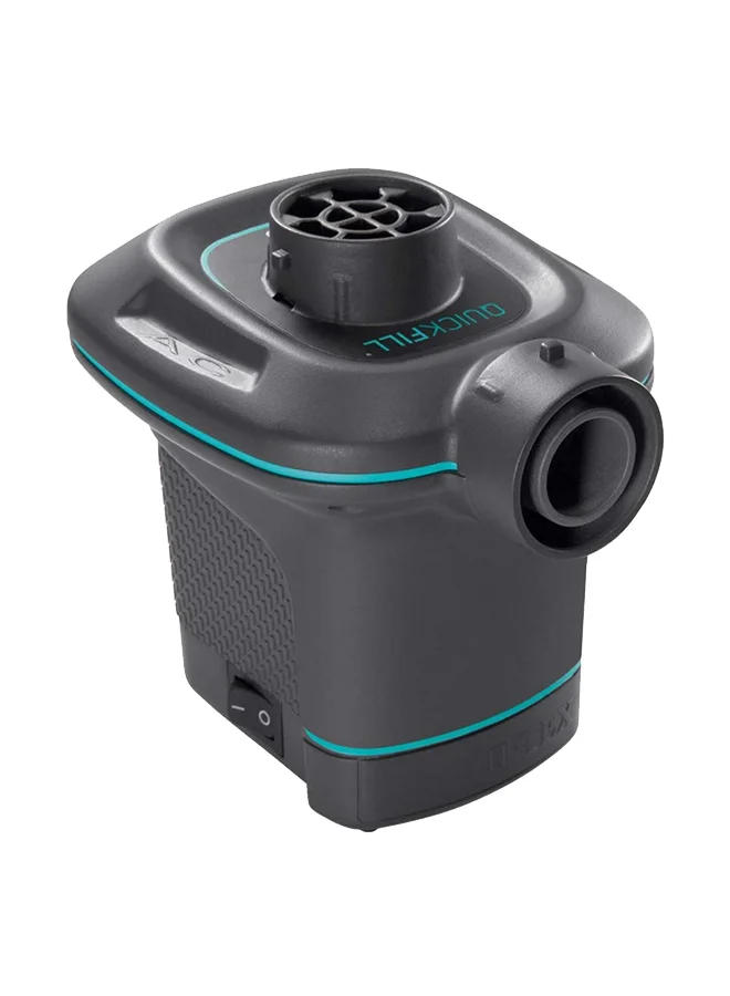 Premium Electric Air Pump Portable AC Inflator With 3 Interconnecting Nozzles (12.4x14.2x14.2 cm) kbwsw