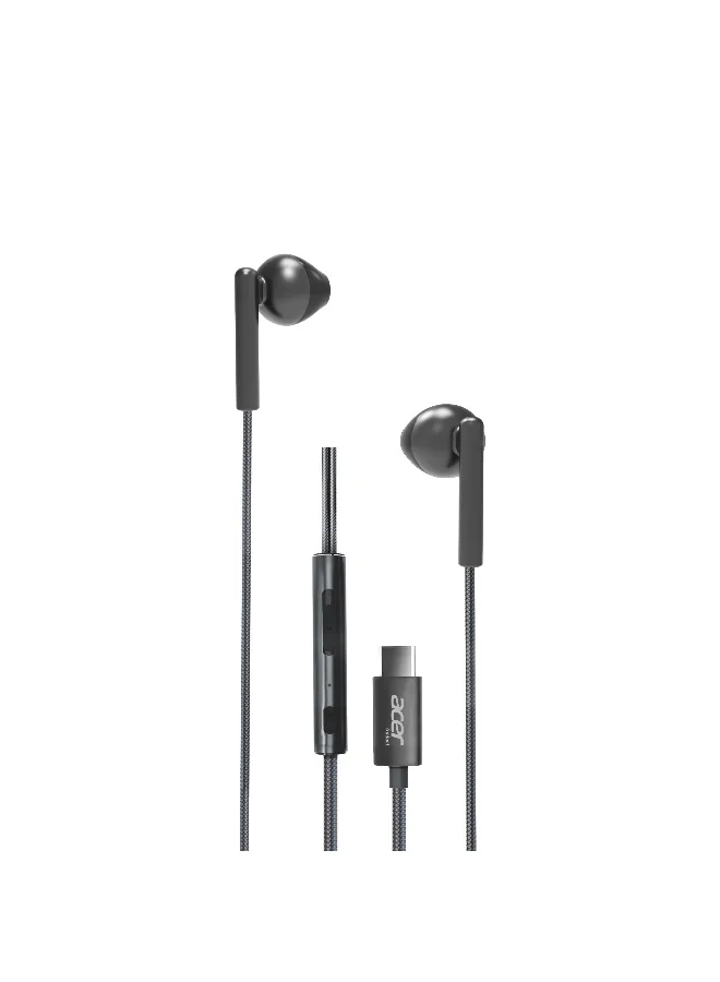 Premium Wired Headphones with Built-in Microphone and High-Fidelity Stereo Sound (Black, Over-Ear) 165on