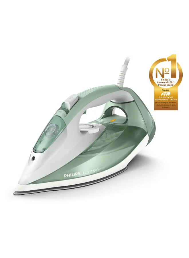 Professional Steam Iron 2600W High-Performance Garment Steamer with SteamGlide Soleplate (Desert Green, 300 mL) fbtod
