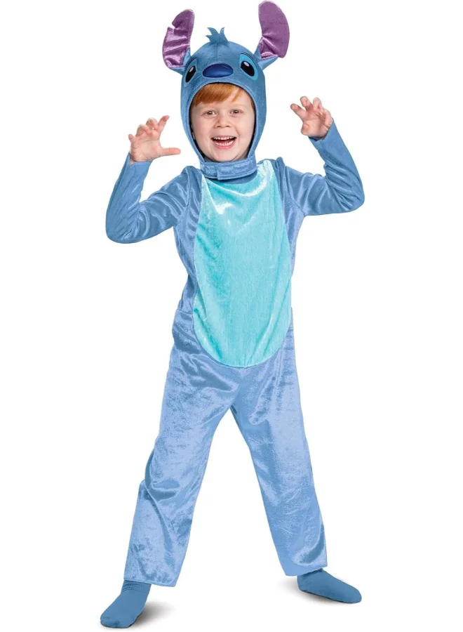 Premium Cartoon Alien Character Costume Jumpsuit for Kids (Blue, 7-8 Years) 43l2y