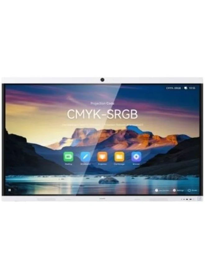 Premium 86-Inch 4K UHD Interactive Smart Display Touchscreen for Offices and Classrooms (Black, 86-Inch) 2p5fj