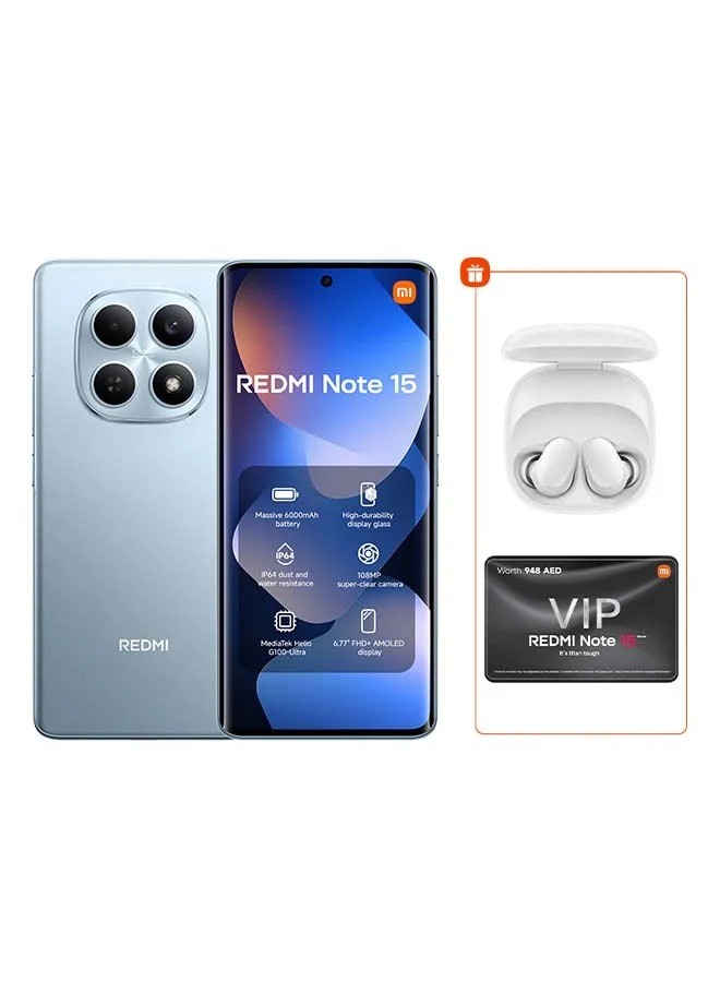 Premium Dual SIM 4G Smartphone 8GB RAM 256GB Storage Glacier Blue (6.77-inch Display, 6000mAh Battery) z5srz