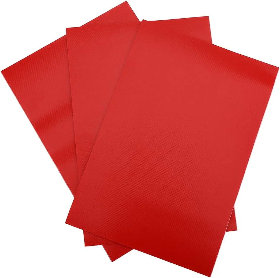 Woobles Inflatable Boat Repair Kit PVC Patch Set for Raft Canoe Kayak (3pcs, Red) 8djne