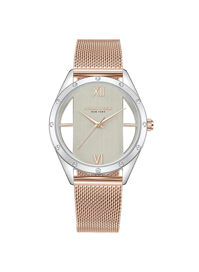 Premium Women Modern Classic Quartz Analog Watch (Warm Grey Dial, 36mm) 36wwf