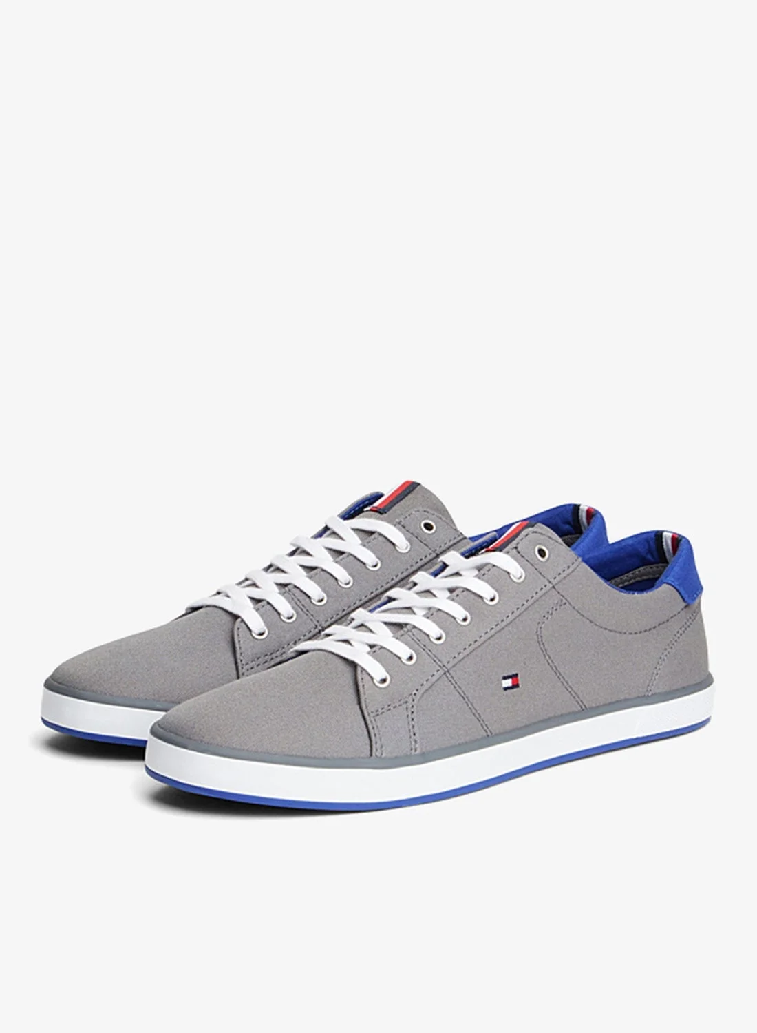 Premium Canvas Lace Up Low Top Sneakers Lightweight Breathable Casual Footwear for Men and Women (White, 42 EU) kxldi