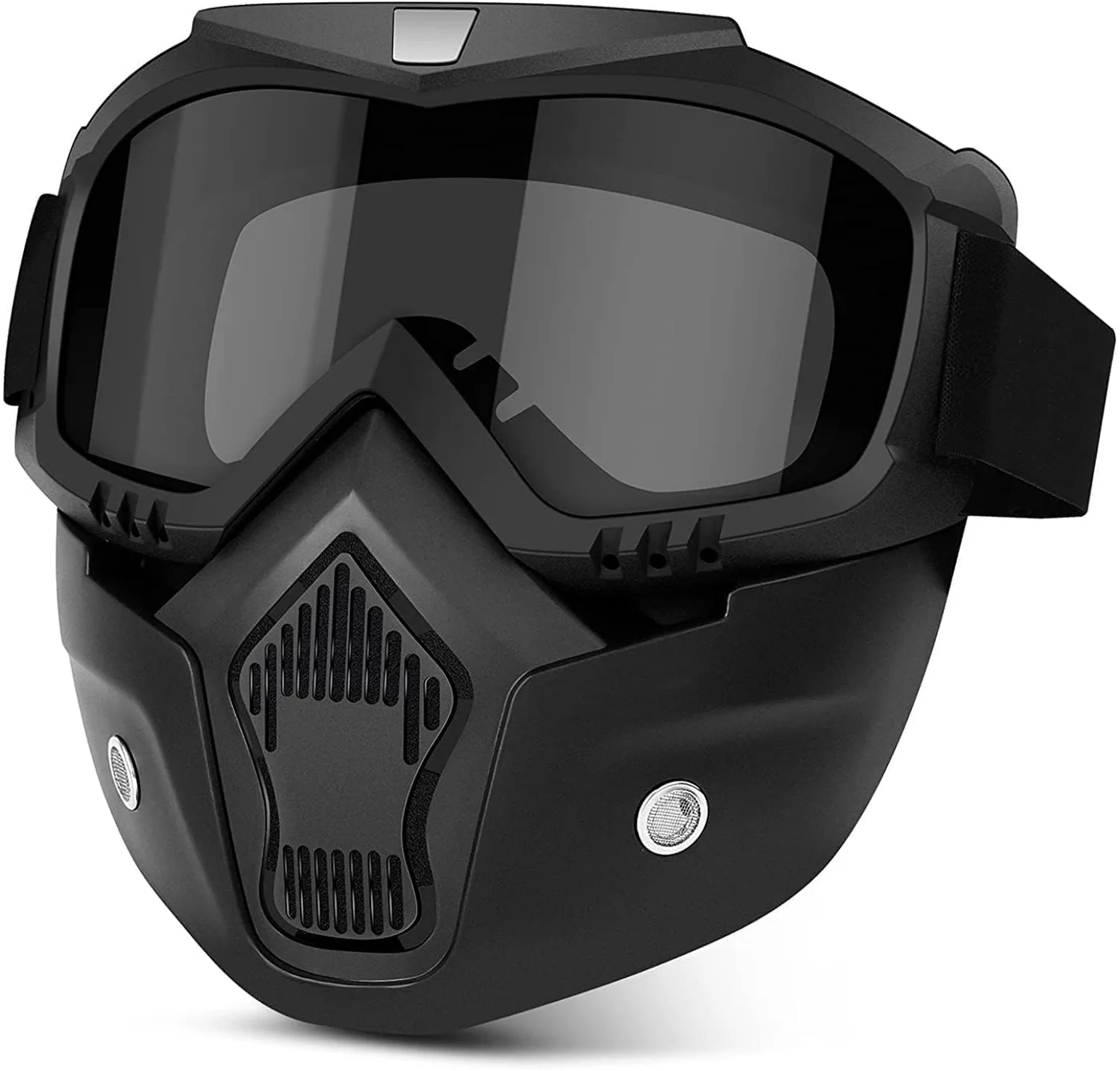 TEKCOOL Full Face Balaclava Mask for Motorcyclists UV Protected Breathable Cycling Headgear (Black, Pack of 2) 7myc7