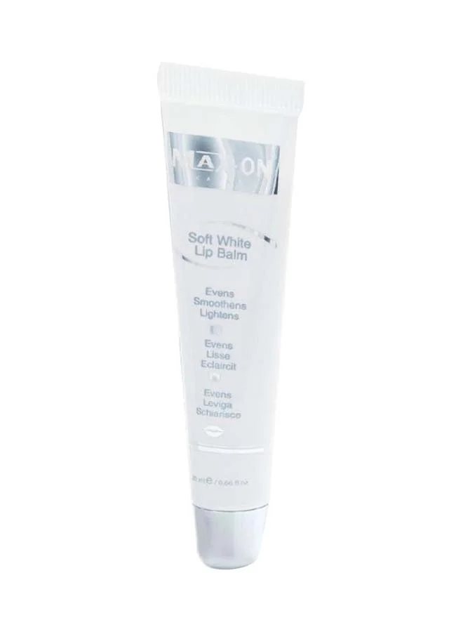 MAX-ON Lip Balm Moisturizing Care for All Skin Types (White, 20 mL) hxat1