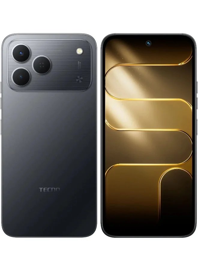TECNO Spark 50 Dual SIM Smartphone (Ink Black, 128GB Storage, 4GB RAM, 7000mAh Battery, 4G) 2jw68