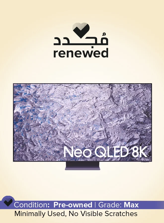 Premium 85-Inch Smart Neo QLED 8K Television 120Hz High-Refresh Display (Black, 215 cm) cc4ow