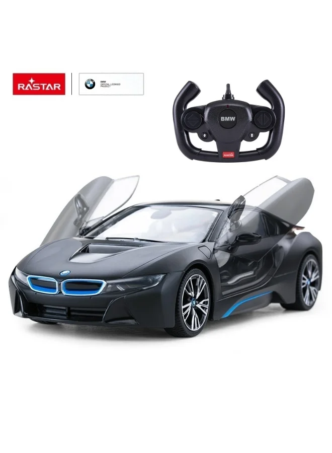 RASTAR Remote Control Sports Car 1:14 Scale Model Vehicle with Opening Doors (Blue, 33 cm) 0j37r