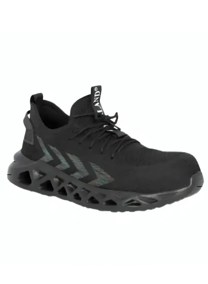 Workland Low Ankle Protective Safety Shoes Non-Metallic Lightweight Industrial Footwear (Black, 42 EU) spxzg