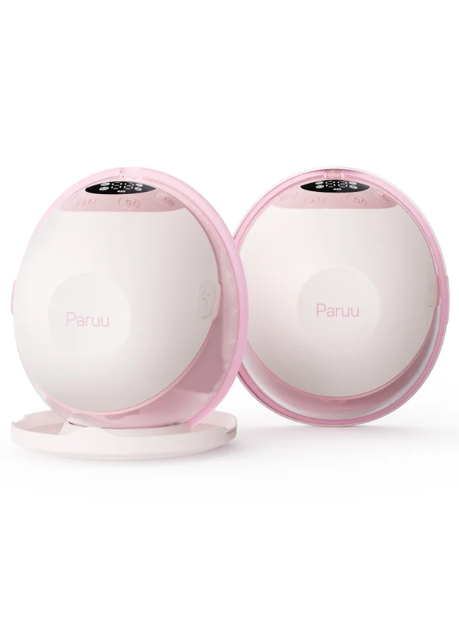 Paruu P20 Electric Hands Free Wearable Breast Pump (4 Modes, 12 Levels, 2 Pack) 1azk2
