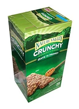Nature Valley Crunchy Granola Bars Oats N Honey (98 Pack, 4.22 kg) tgtc8