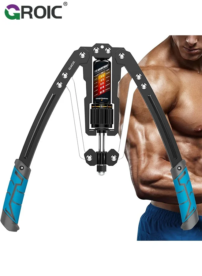 GROIC Adjustable Arm Exerciser Chest Expander for Home Fitness Training (1-200kg) 783fj