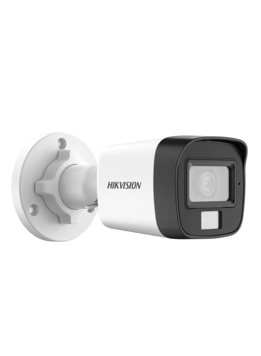 Premium 3K Dual Light Mini Bullet Security Camera with Built-in Microphone and IP67 Weatherproof Rating (White, 5MP) prpw7