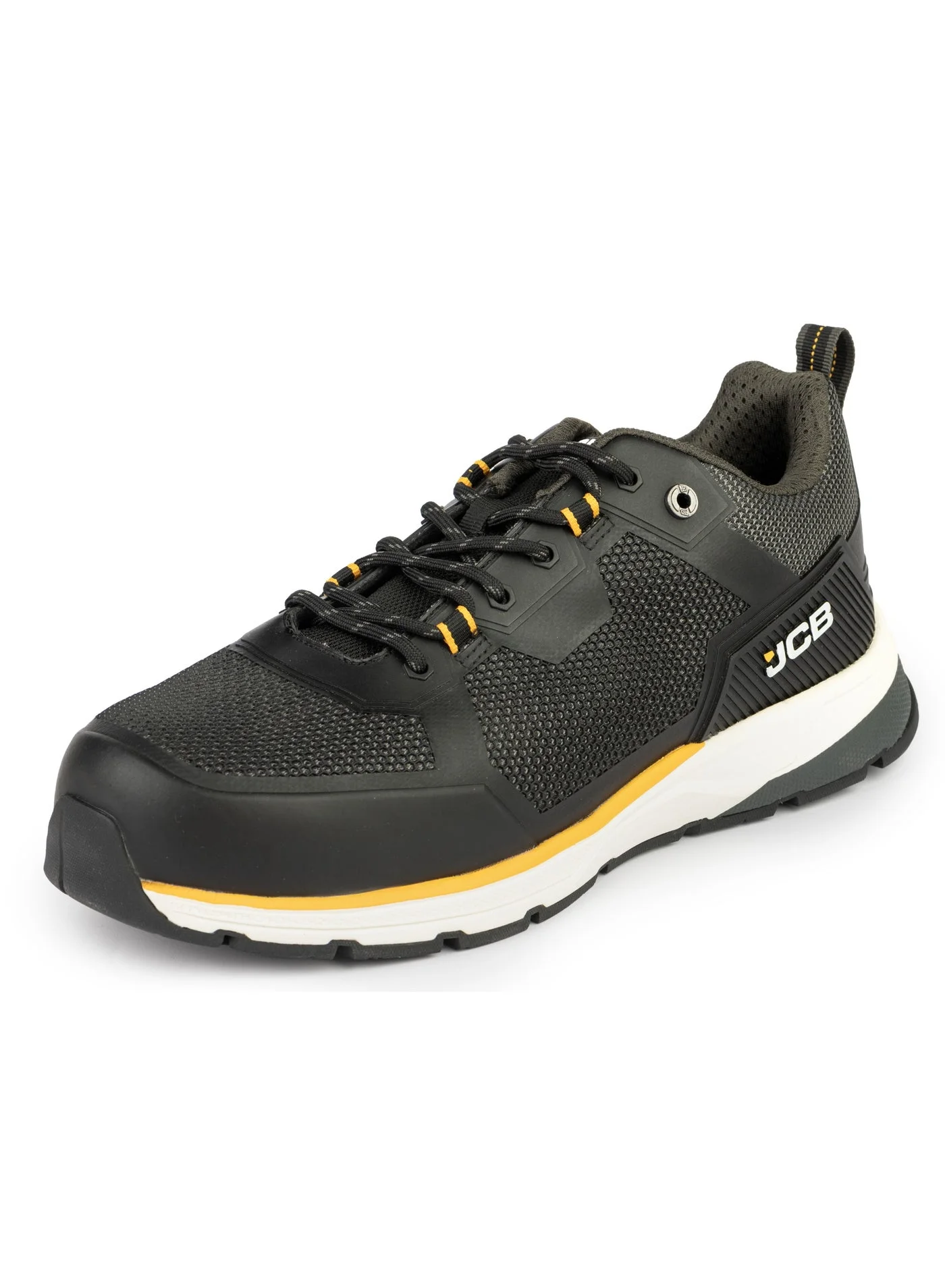 JCB Lace-Up Safety Sneaker Alloy Toe Waterproof Industrial Work Shoe (Black, 42 EU) ln8eh