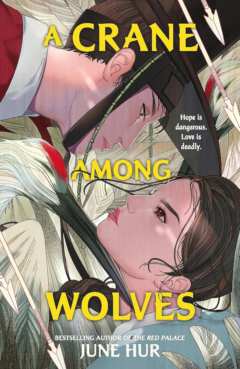 A Crane Among Wolves Historical Fiction Novel - Romantic Court Politics Drama (Hardcover) ekymm