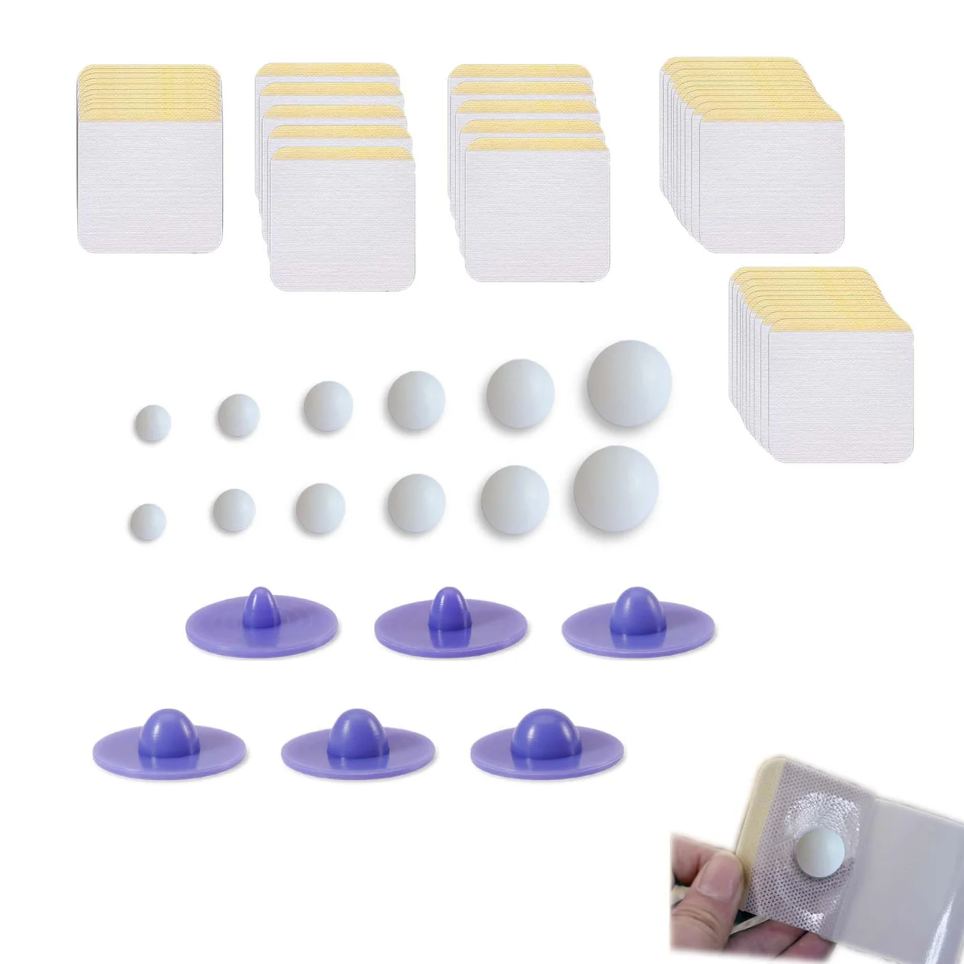 IKJNMLP Soft Silicone Belly Button Plugs for Post-Surgery Recovery (18 Pieces, Assorted Sizes) kxktk