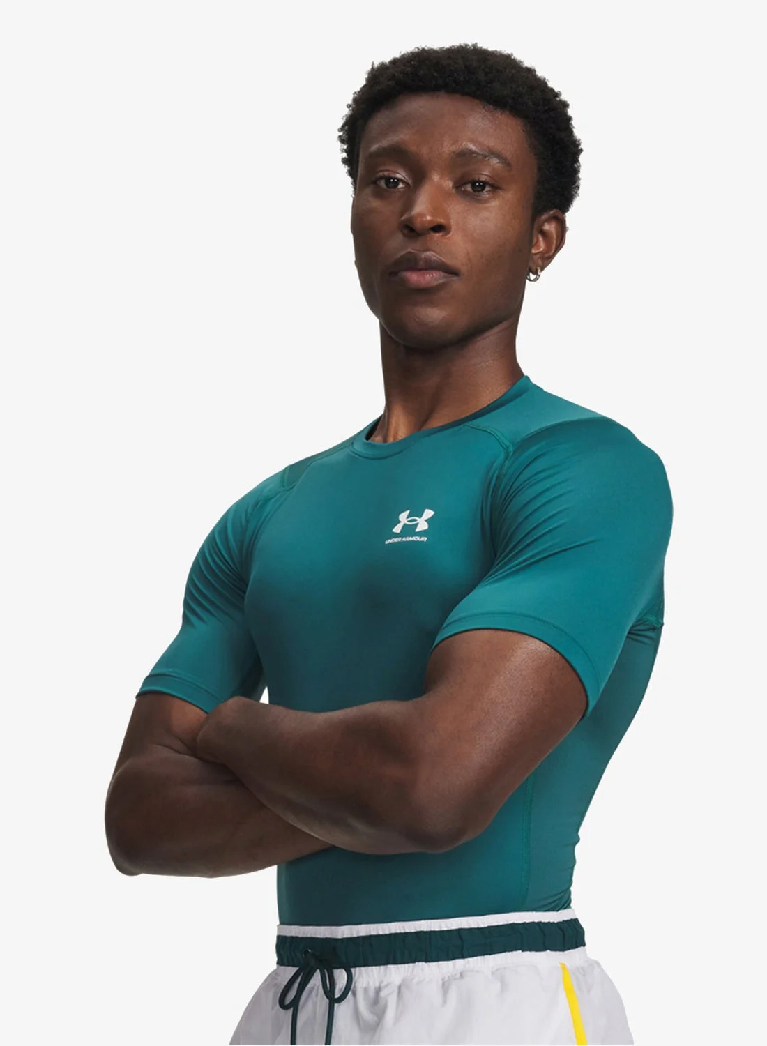 Athletic Compression Base Layer Top Moisture-Wicking Performance Shirt for Men (Black, Large) 0lp16