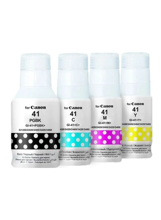 Premium Ink Cartridge Set for High-Volume Printing (Multicolour, 4-Pack) 70cru