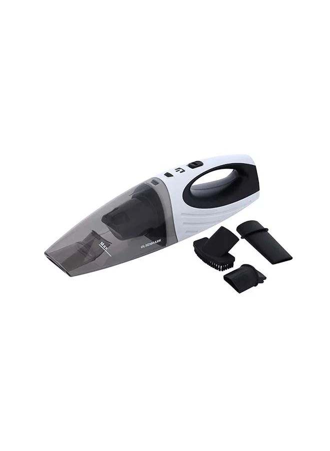 Olsenmark Car Vacuum Cleaner High-Power Portable Handheld Auto Interior Cleaning Tool (Black, 1 Unit) 6fpga