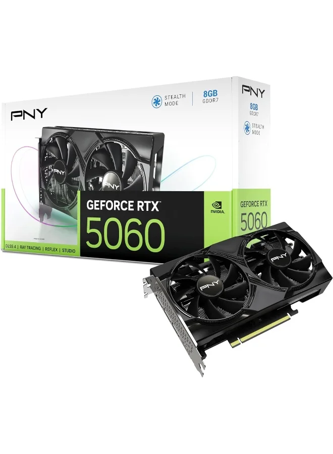 Premium Dual Fan Graphics Card 8GB GDDR6 High-Performance GPU for Gaming and Content Creation (Black, 8GB) a9mg5