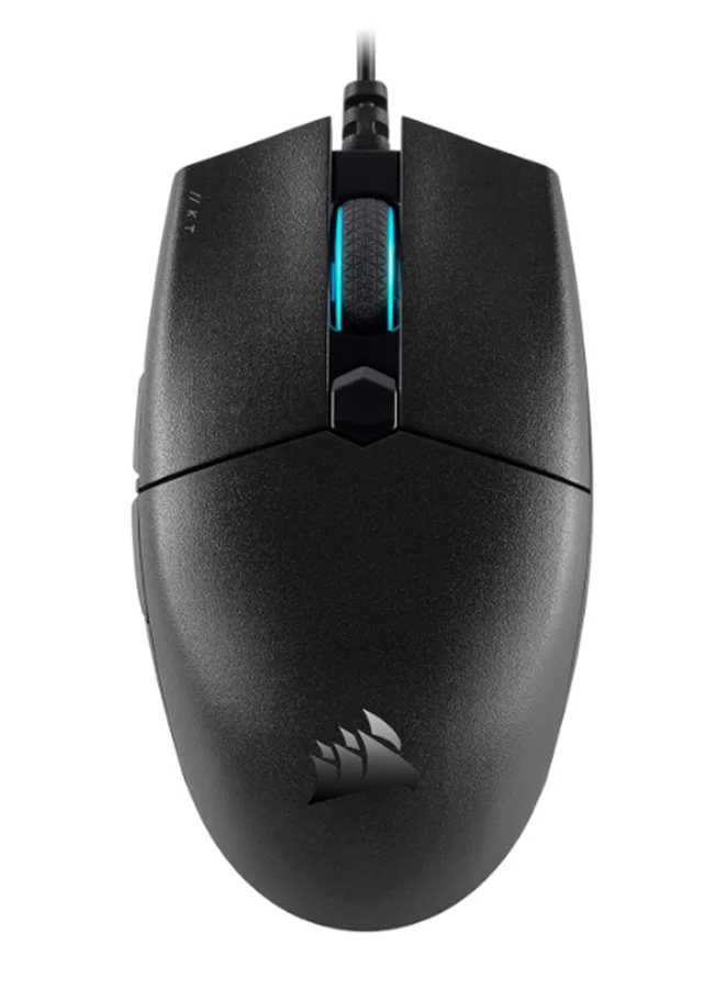 Premium Ultra-Light Optical Wired Gaming Mouse with RGB LED Backlighting and 12400 DPI Precision (Black) 9dx19