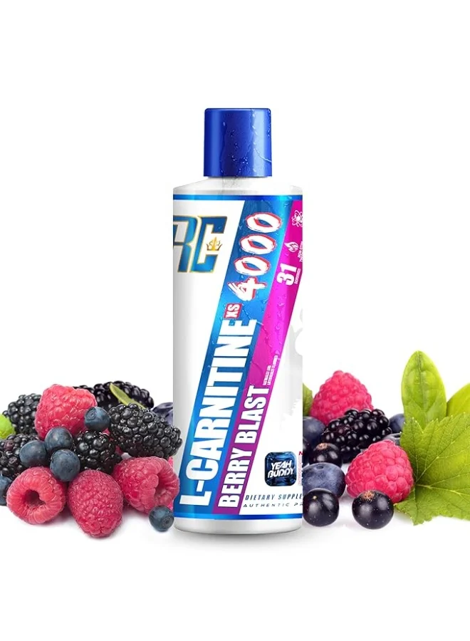 Ronnie Coleman L-Carnitine 4000 XS Liquid Supplement Berry Blast (465 mL) pr4of