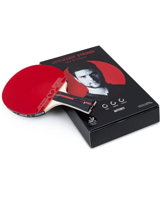 Professional Table Tennis Racket for Competitive Play High-Spin Sticky Rubber Surface (Standard Size) g2j12