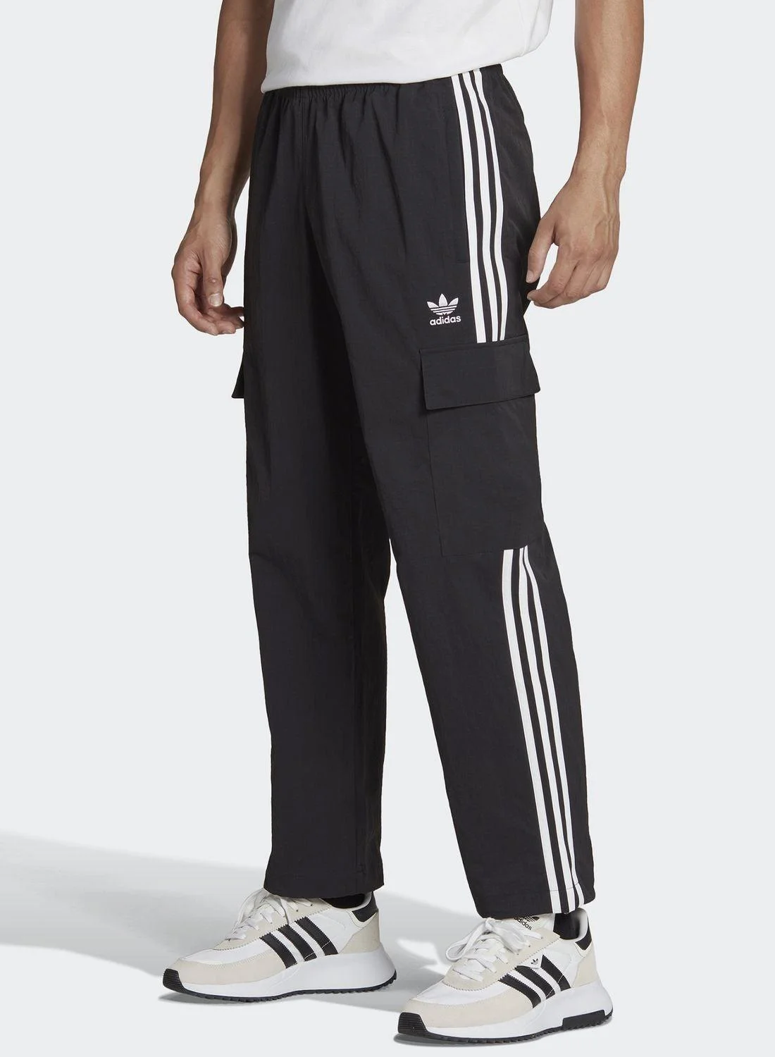 Sport Originals Cargo Pants Premium Utility Trousers for Men (Black, Large) 5qnw0