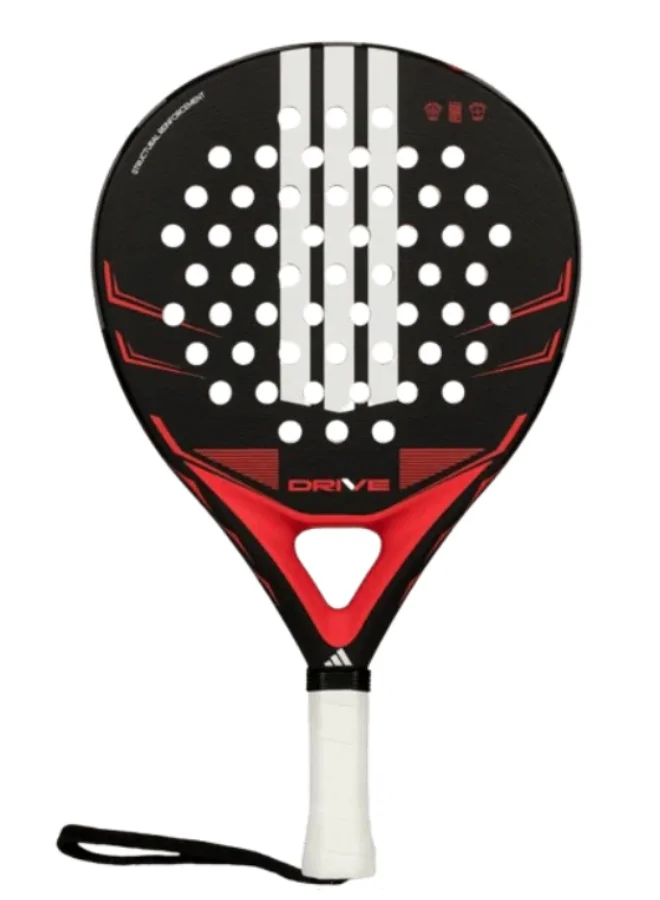 Premium Padel Racket Drive Round Shape Professional Sport Equipment (Black, 26 cm) 4t9ky