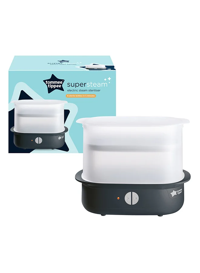 Premium Electric Steam Steriliser for Baby Feeding Accessories (Black, 1 Unit) mertp