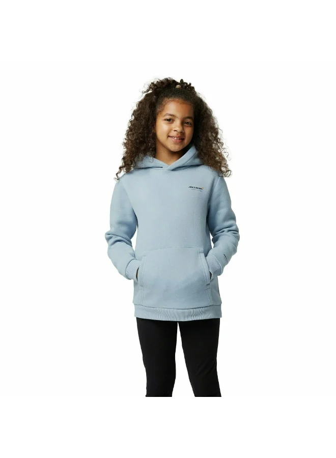 Premium Junior Monaco Slogan Hoodie Comfortable Cotton Pullover for Kids (Navy Blue, 128 cm) 4zo5l