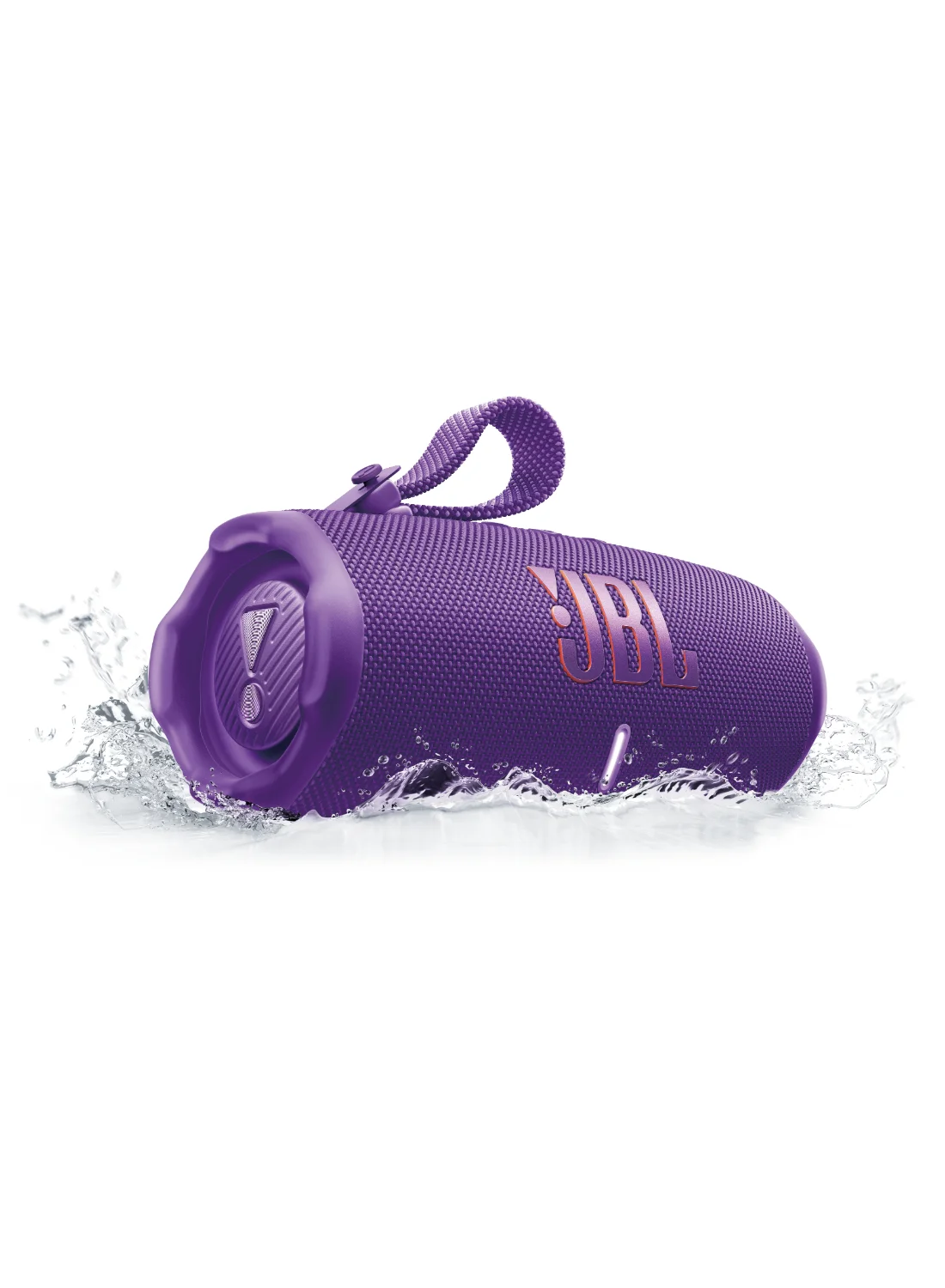 Premium Audio Portable Waterproof Bluetooth Speaker With Power Bank (Purple, 1 Unit) plwrr