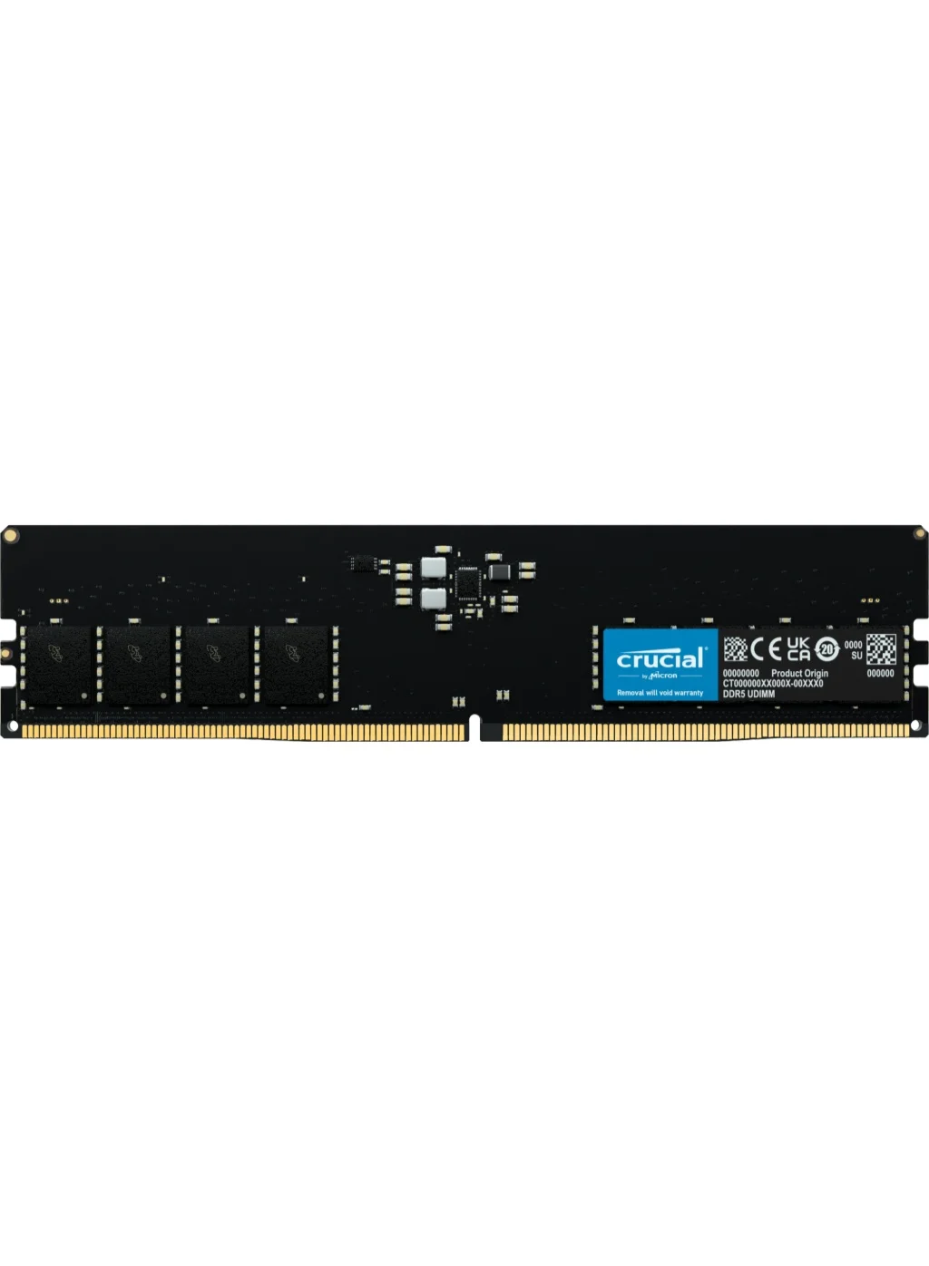 Crucial 32GB DDR5 5600MHz UDIMM Desktop RAM Memory Module (CL46, 1.1V, Non-ECC, Dual Rank, 288-Pin) for High-Performance Computing x2lrd