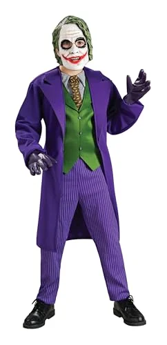 Premium Joker Character Costume for Kids Boys The Dark Knight Inspired Outfit (Large) hf8p5