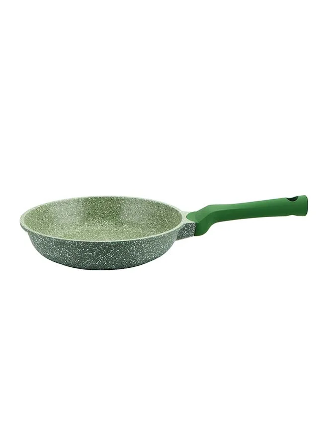 Prestige Granite Non-Stick Aluminium Fry Pan (Green, 18 cm) Induction Compatible Skillet 7bbau
