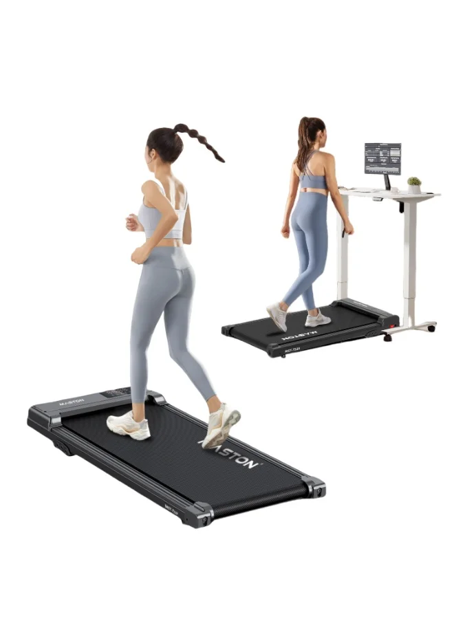 Maston Under Desk Walking Pad Motorized Treadmill Compact Portable Running Machine for Home Office (100kg Capacity, 2.5 HP) fj8x3