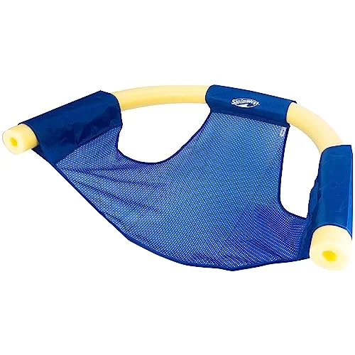 Premium Floating Pool Noodle Sling Chair Adjustable Mesh Seat for Swimming Pool Relaxation (One Size) euiy7