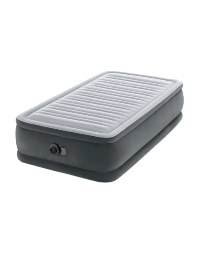 Premium Mid-Rise Comfort Air Bed with USB Fast Fill Pump (Velvet Surface, Solid Pattern, 152 cm x 203 cm) 3f0z6