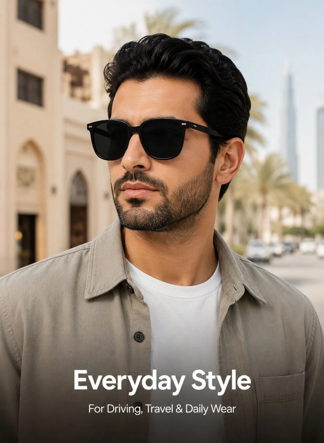 MAGNISHAN Oversized Square Sunglasses for Men and Women, Premium Matte Black Metal Frame with UV400 Protection, Durable Spring Hinges (One Size) f56j5