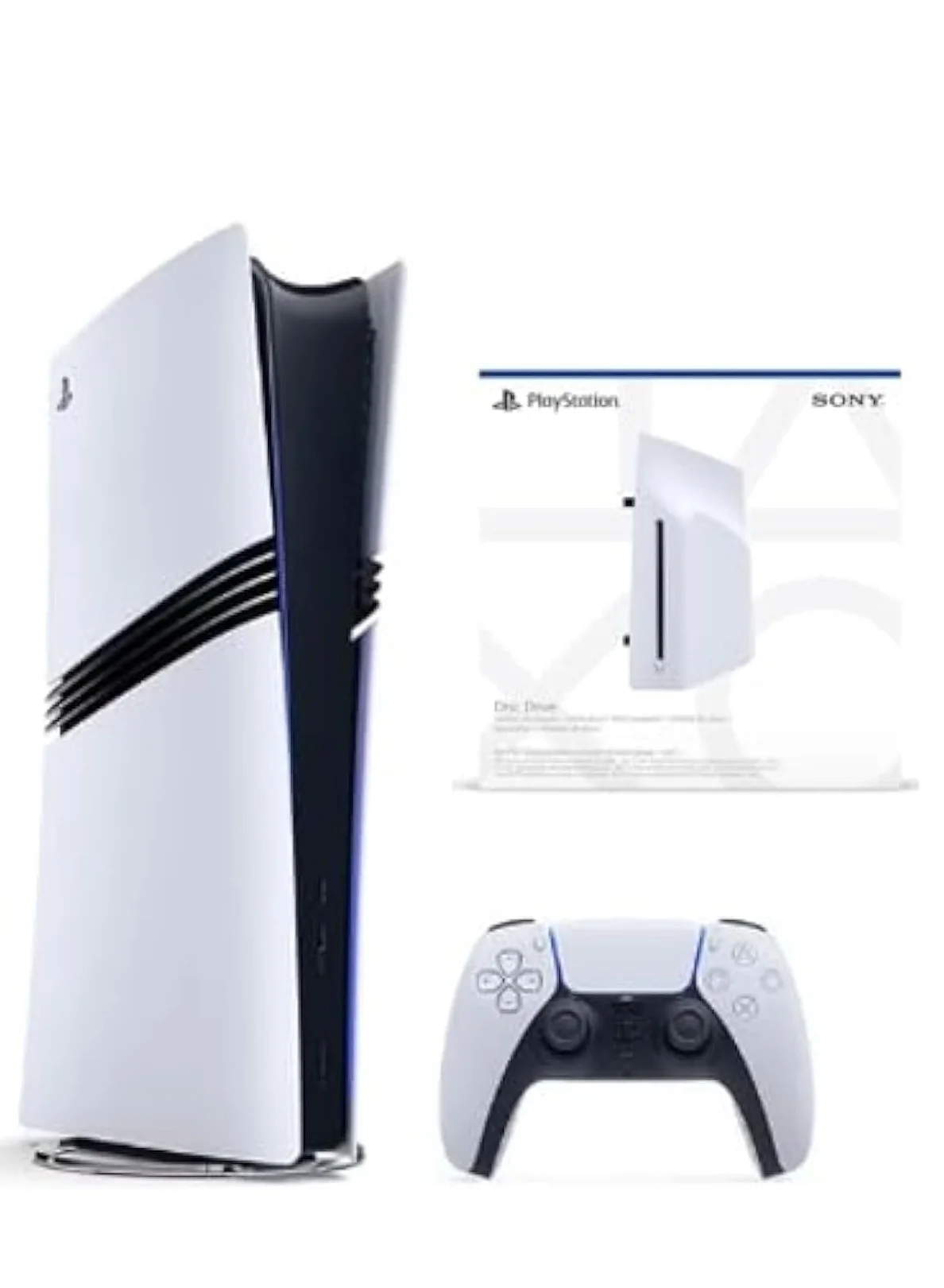 Premium Pro Digital Gaming Console Bundle with Detachable Disc Drive (2024 Edition, International Version) 8m9xr
