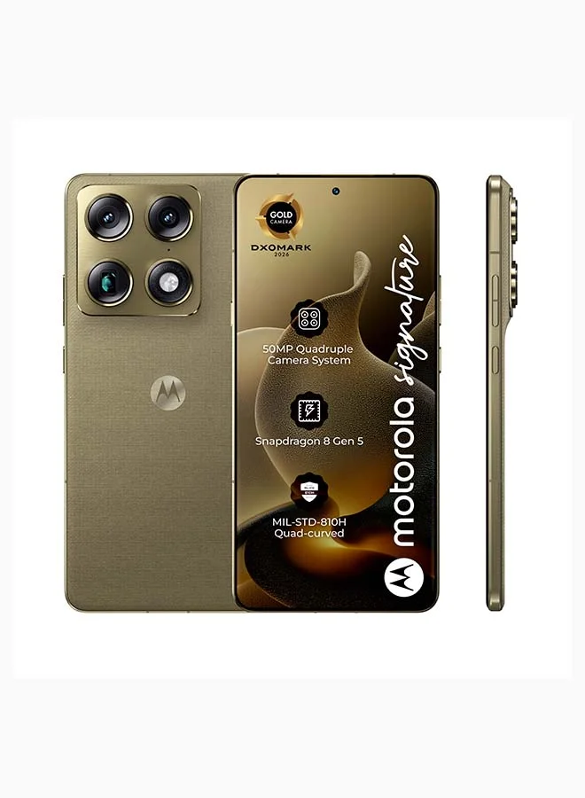 Premium 5G Smartphone Dual SIM 16GB RAM 512GB Storage (Martini Olive Gold, 6.7-inch Display) paitj