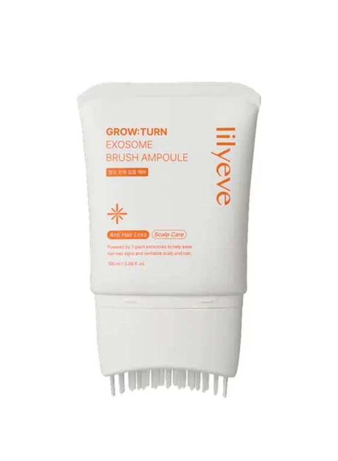 Lilyeve Exosome Hair Scalp Care Ampoule Serum with Applicator Brush (For Thinning-Prone Hair, 100 mL) ysizy